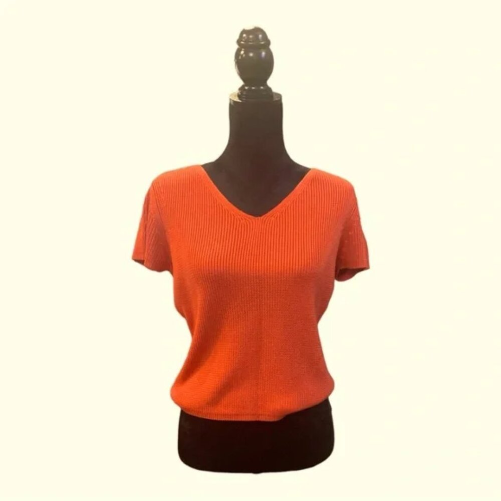 NWT Ann Taylor Short Sleeve Sweater, 100% Silk